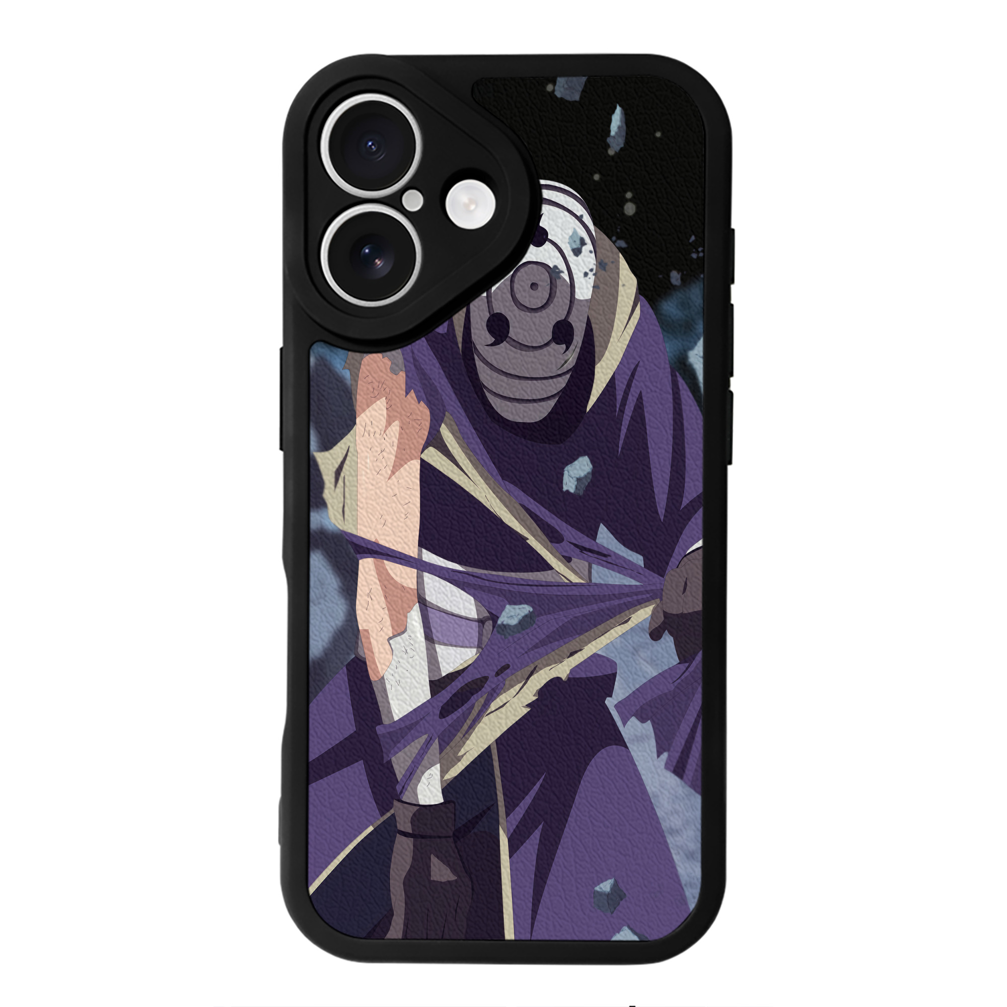 （画像用） NARUTO -ナルト- NARUTO -ナルト- 疾風伝 【iPhone 16シリーズ対応】シリコンスマホケース（レザー調） 材質：シリコン